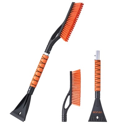 VEVOR 27" Aluminum Snow Brush and Ice Scraper