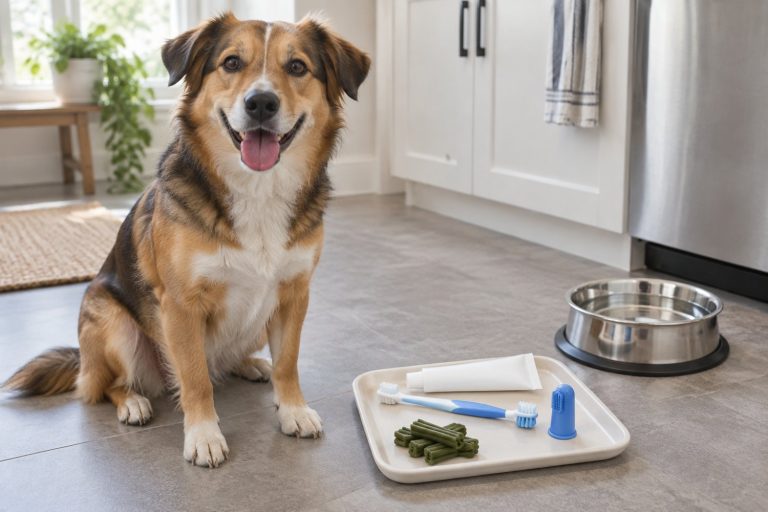Keeping a Dog's Teeth Clean at Home: Brushes, Chews, and Water Additives