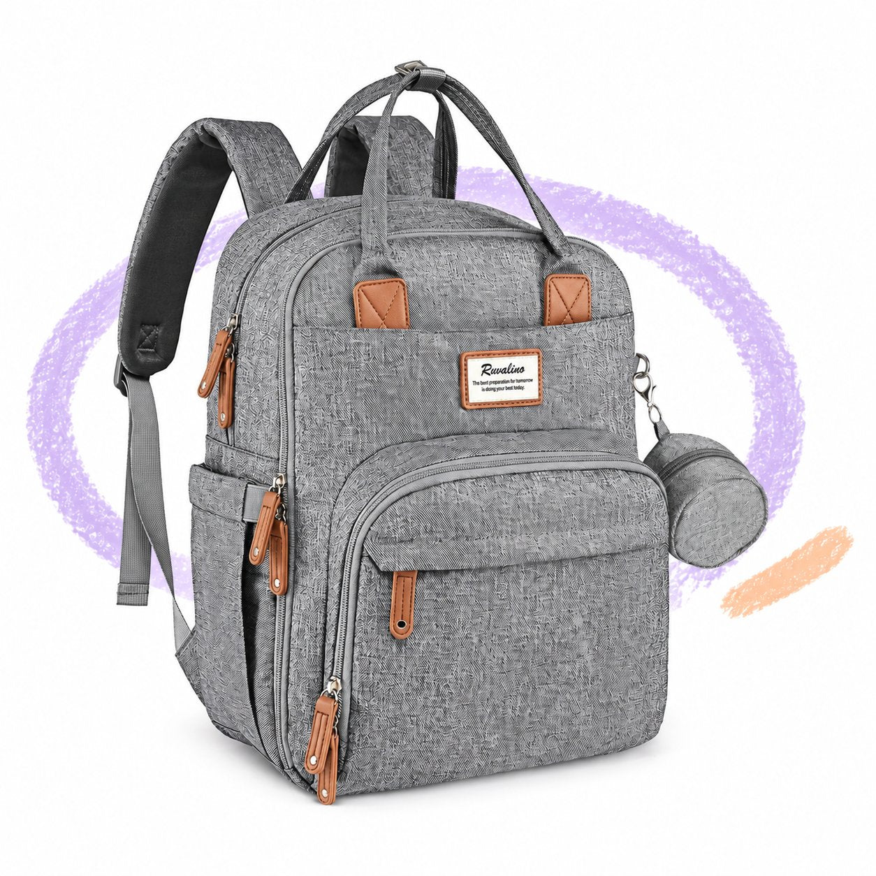 RUVALINO diaper bag backpack