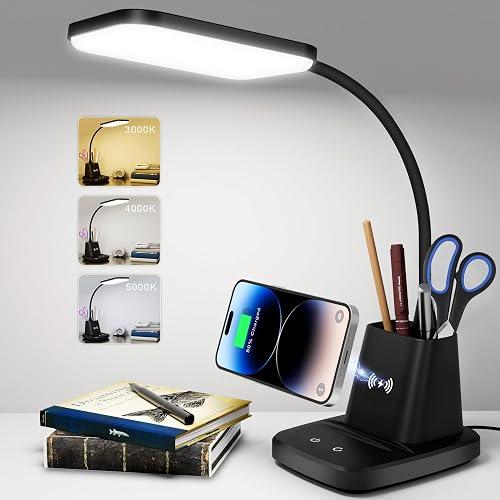LED Desk Lamp with Wireless Charging