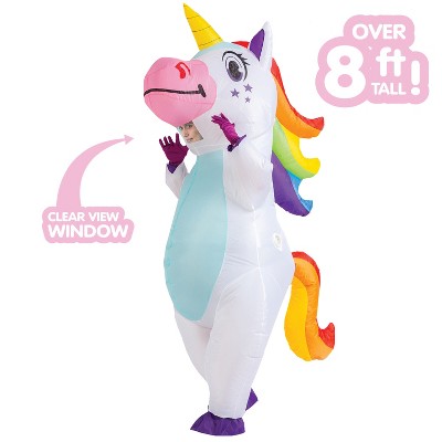 Adult inflatable unicorn ride-on costume