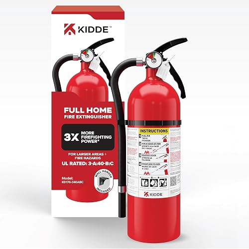 Kidde Full Home Fire Extinguisher, 3-A:40-B:C
