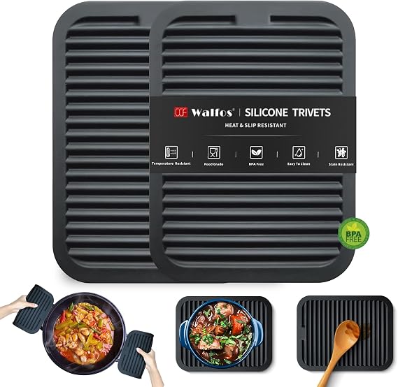 Walfos Black Silicone Pair