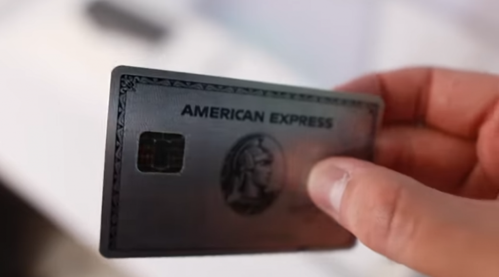 close up of the American Express Platinum Card