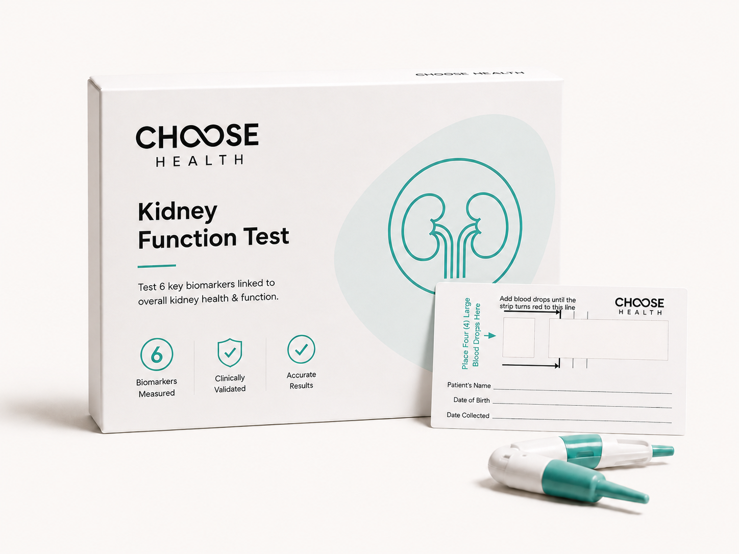 Choose Health 6-in-1 kidney function test kit