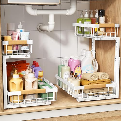 PXRACK 2-Tier Pull-Out Under Sink Organizer