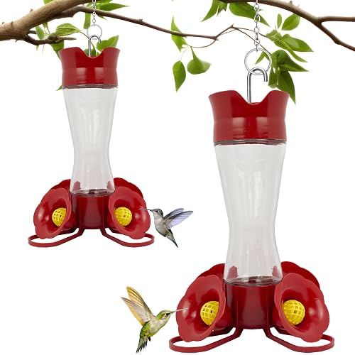 Perky-Pet Glass Hummingbird Feeders, 2 Pack