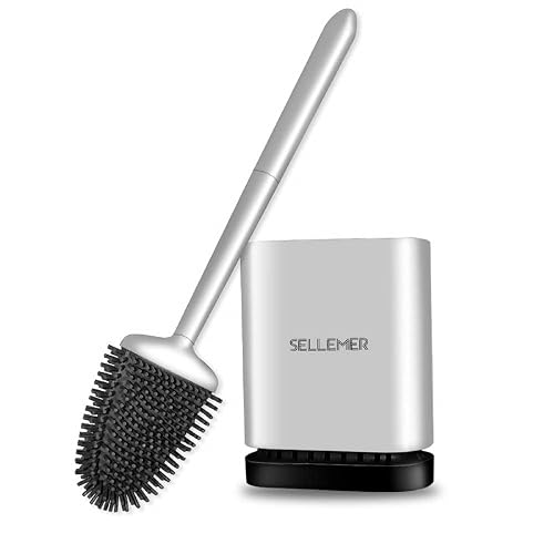 Sellemer Flat Silicone Toilet Brush