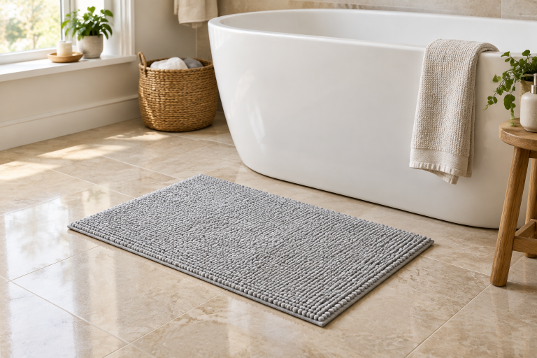 Bath Rugs: Size, Pile, Backing, and Laundry Care