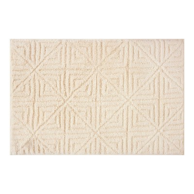 Threshold 20 x 30 Lattice Square Non-Skid Bath Rug