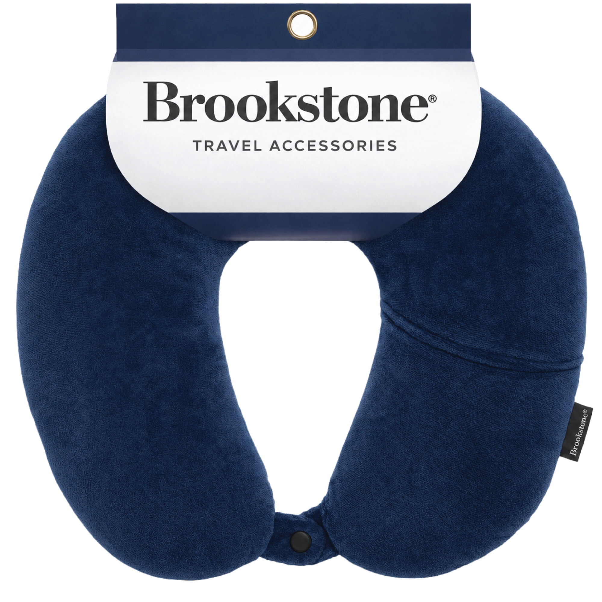 Brookstone Microbead Travel Neck Pillow