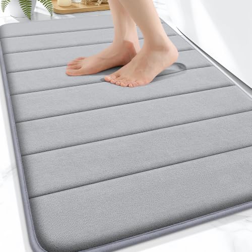 OLANLY Memory Foam Bath Mat, 30x20