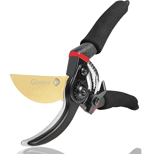 gonicc 8 Inch Titanium Bypass Pruning Shears
