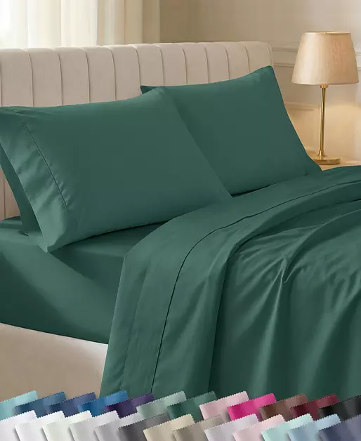 California Design Den 100% Cotton Sateen 3 Pc Twin XL Sheet Sets