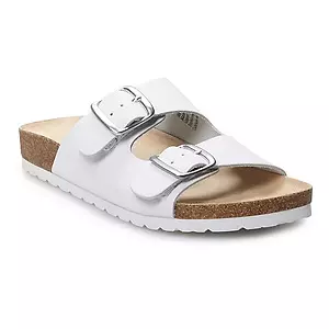 Sonoma Goods For Life Artwork Womens Leather Sandals