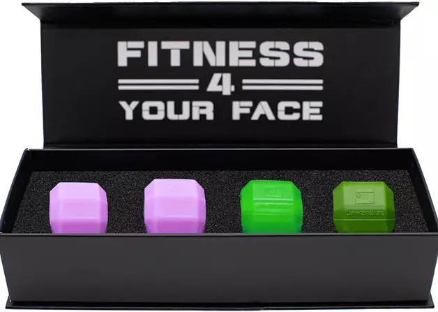 Jawzrsize Jaw Exerciser for Women - Double Chin Reducer, Facial Toner, Neck Exerciser for Younger and Healthier Look Helps Reduce Stress and Cravings Jawline Trainer (Total Contouring Kit)