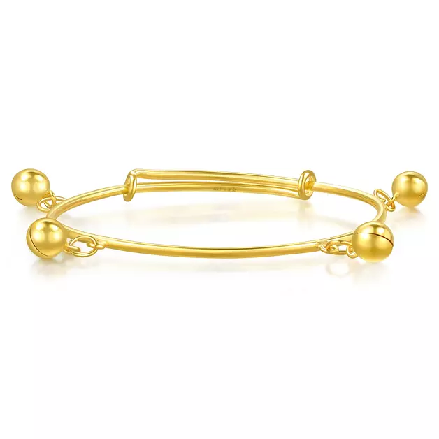 CHOW SANG SANG 999.9 24K Pure Gold Bangle Price-by-Weight 7.11g