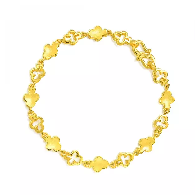 CHOW SANG SANG 999.9 24K Solid Gold Bracelet Price-by-Weight 9.73g
