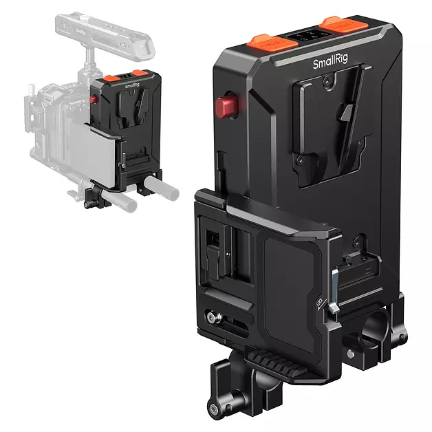 SMALLRIG Intelligent Power Management V Mount Battery Mount Plate