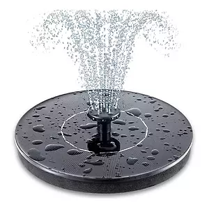 Mademax Solar Bird Bath Fountain Pump with with 6 Nozzle