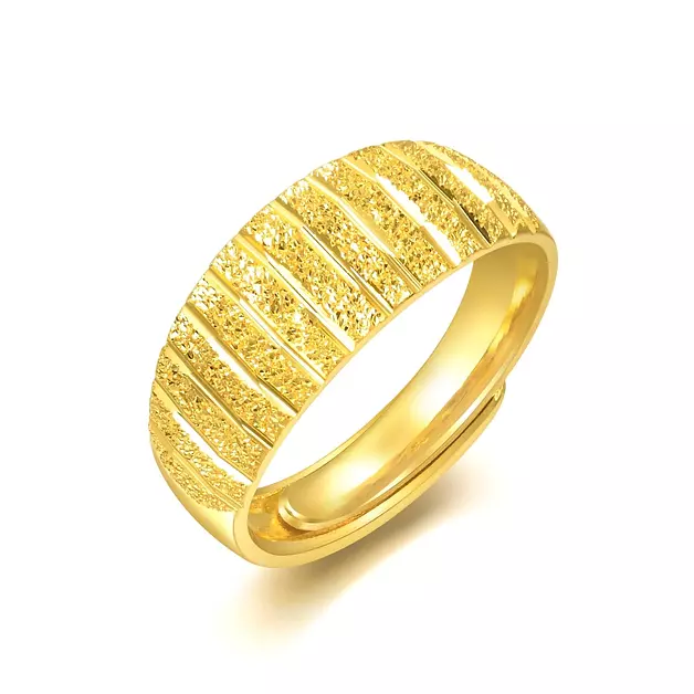 CHOW SANG SANG 999.9 24K Pure Gold Ring Price-by-Weight 3.36g