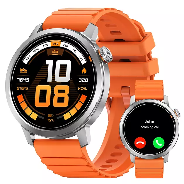 KOSPET ORB Smart Watch, 1.43" AMOLED Display, 25 Days Battery, Android/iOS