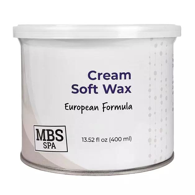 Cream Soft Wax 13.52 oz – Zinc Oxide Infused for Sensitive Skin, Low Temp Strip Wax for Gentle Hair Removal, Ideal for Legs, Arms & Body