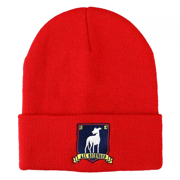Bioworld Ted Lasso AFC Richmond Greyhounds Red Cuff Beanie