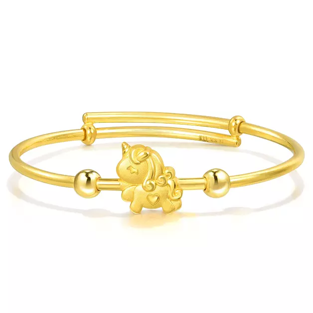 CHOW SANG SANG 999.9 24K Pure Gold Bangle Price-by-Weight 7.86g