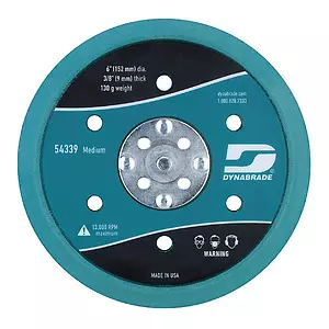 Dynabrade 54339 6-in Diameter Vacuum Sanding Pad