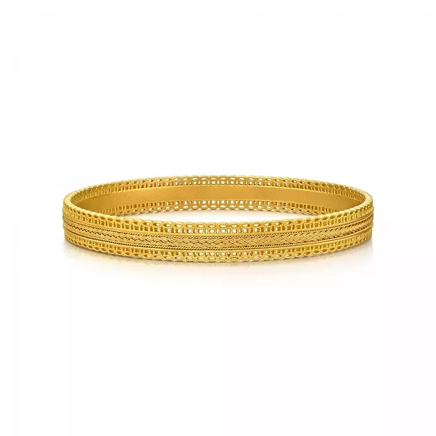 CHOW SANG SANG 999.9 24K Pure Gold Bangle Price-by-Weight 26.2g