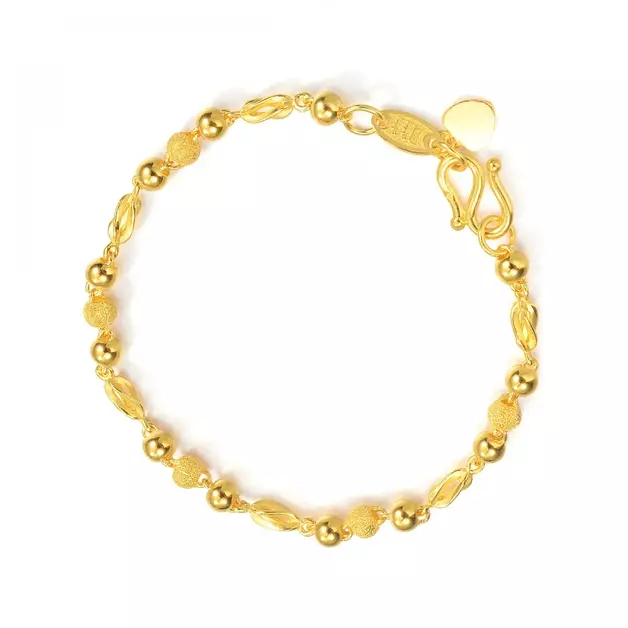 CHOW SANG SANG 999.9 24K Pure Gold Bracelet Price-by-Weight 8.6g