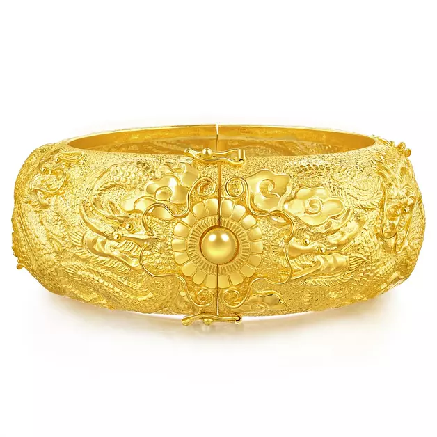 CHOW SANG SANG 999.9 24K Pure Gold Bangle Price-by-Weight 73.73g