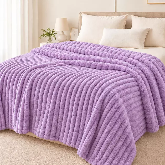 Carlmaya Twin Blanket for Bed & Couch Sofa Livingroom, 60"x80"