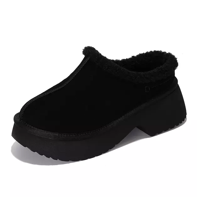Project Cloud 100% Genuine Leather Platform Clogs for Women Footwear - Memory Foam and Non-Slip Mules Shoes, Comfortable Stylish Closed Toe Clogs for Women 2025 (Johnna, RUSSLeather,7.5)