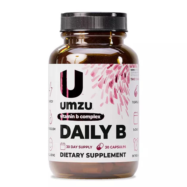 UMZU Daily B Vitamin B Complex, 30 Day Supply