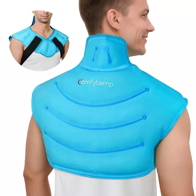 Comfytemp Large Ice Pack for Neck Shoulders Upper Back Pain Relief