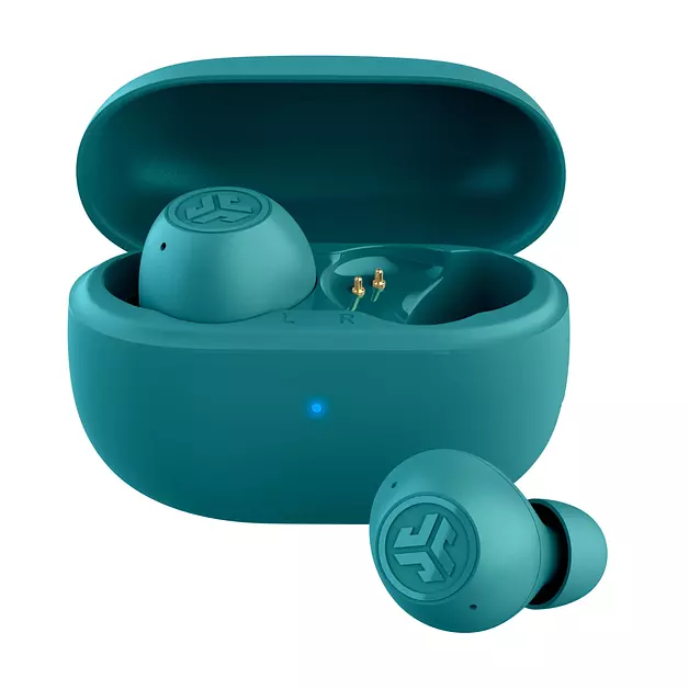 JLab Go Pop ANC True Wireless Earbuds with Dual Connect, Teal