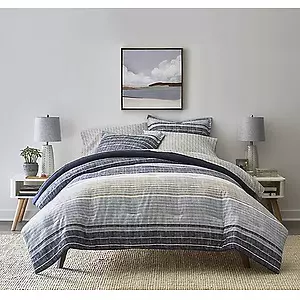 Home Expressions Mercer Stripes Complete Bedding Set with Sheets
