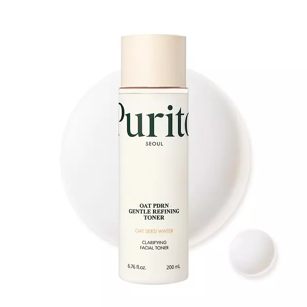 PURITO Oat PDRN Refining Toner for Sensitive Skin, 6.76 fl.oz