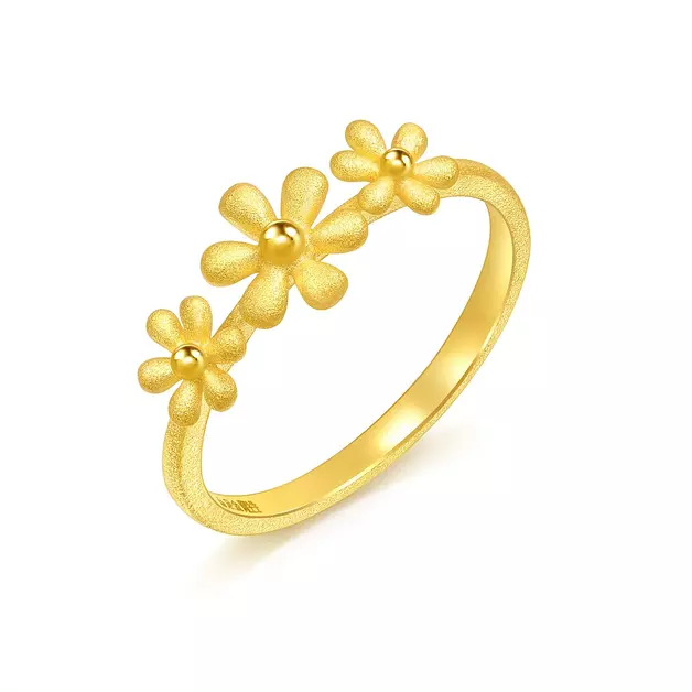 CHOW SANG SANG 999.9 24K Pure Gold Ring Price-by-Weight 2.62g