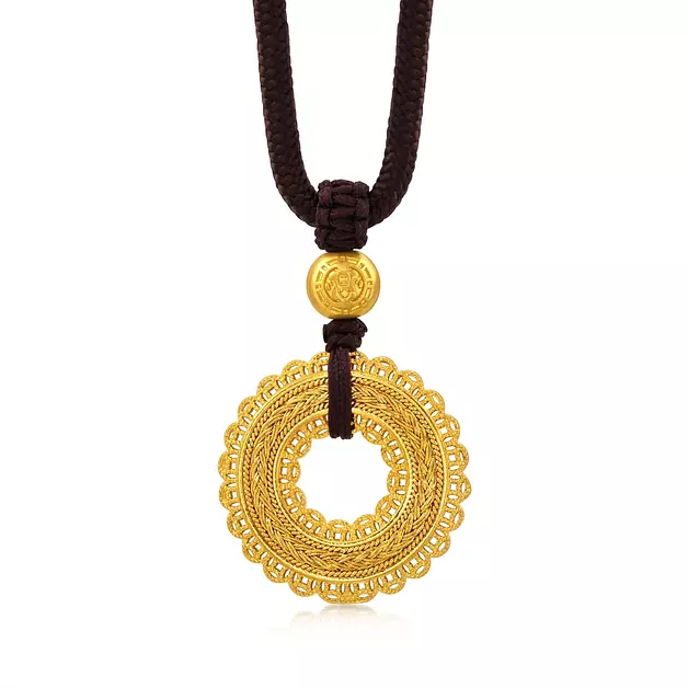 CHOW SANG SANG 999.9 24K Pure Gold Necklace Price-by-Weight 10.1g