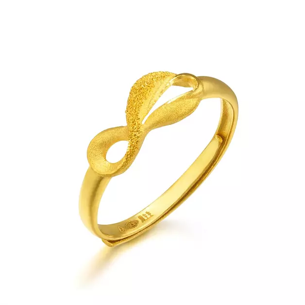 CHOW SANG SANG 999.9 24K Pure Gold Ring Price-by-Weight 2.24g